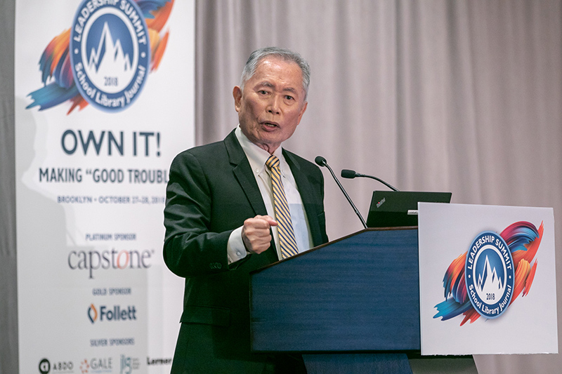 Takei Opens SLJ Summit With Emotional, Inspiring History Lesson