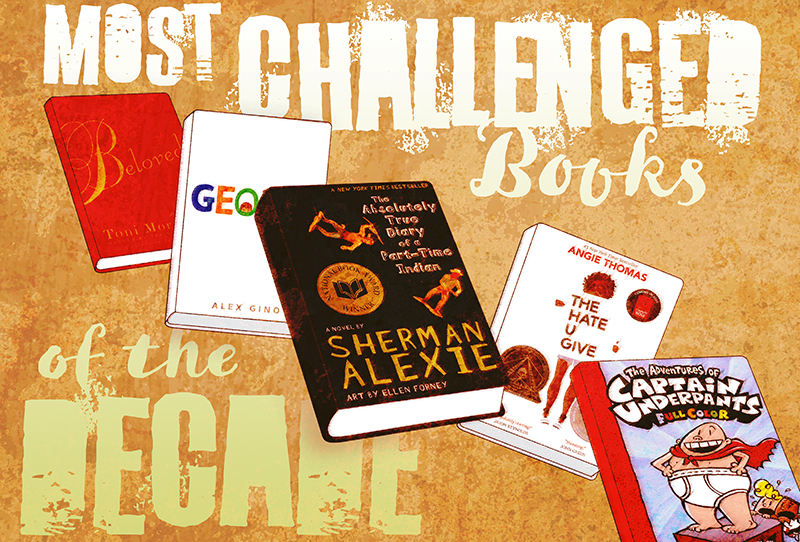 ALA Releases Top 100 Most Banned and Challenged Books of the Decade