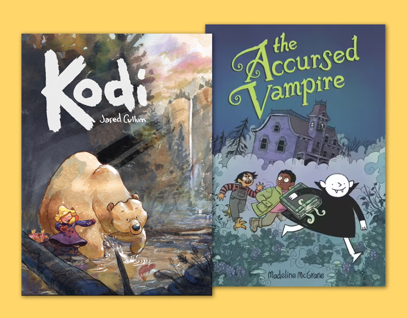 Cover images: Kodi and The Accursed Vampire