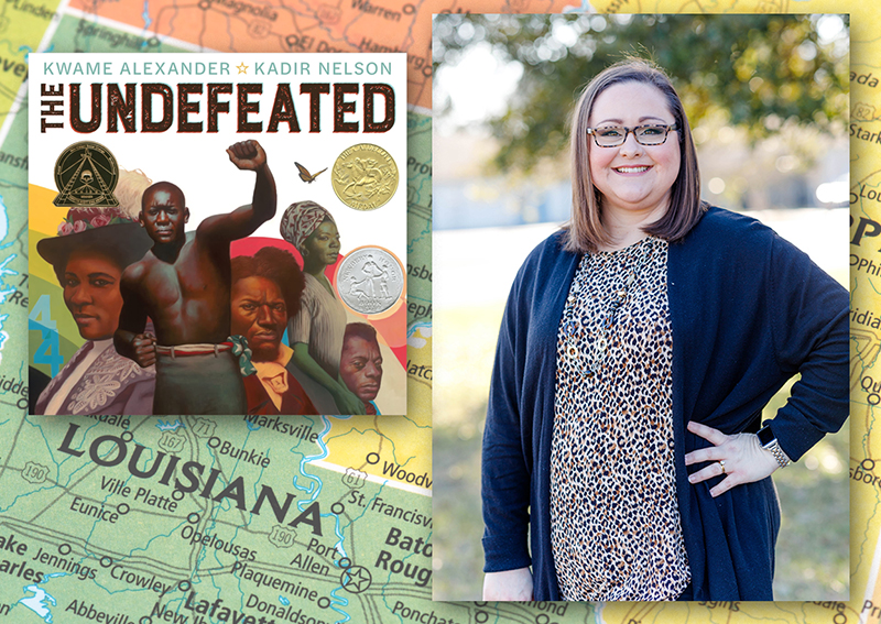 Librarian Amanda Jones and The Undefeated book cover