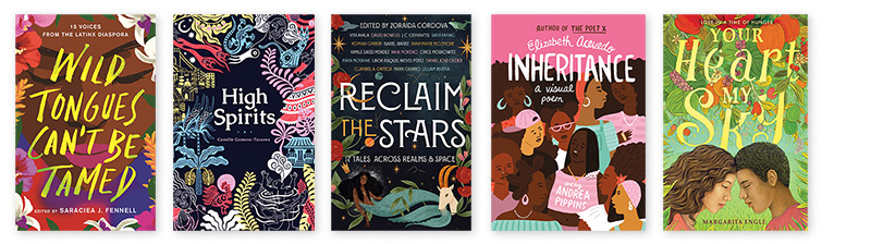 Book covers related to Caribbean American Heritage Month