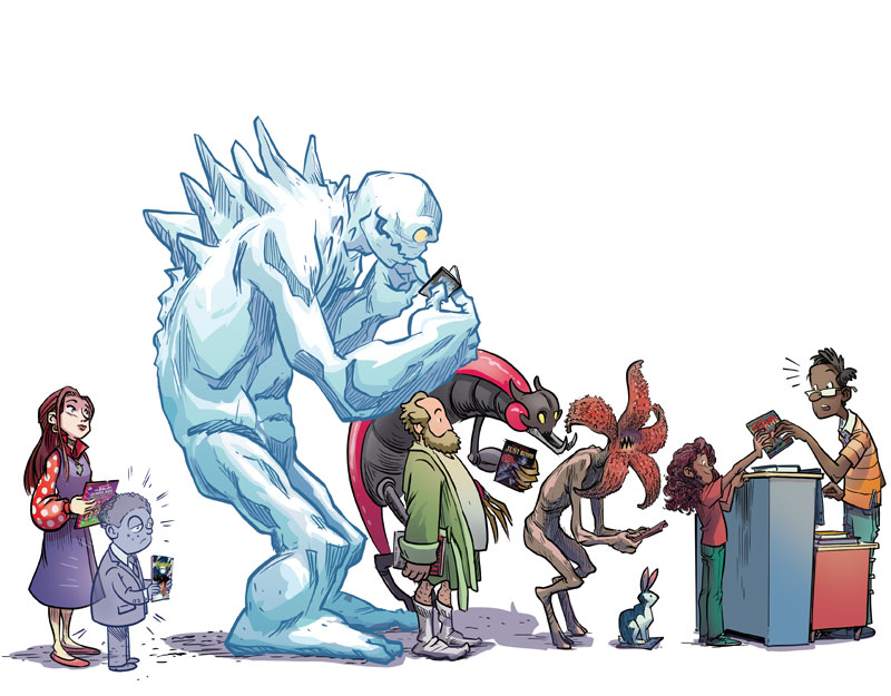 Be Afraid (but not too afraid): Graphic novel horror for middle grade readers