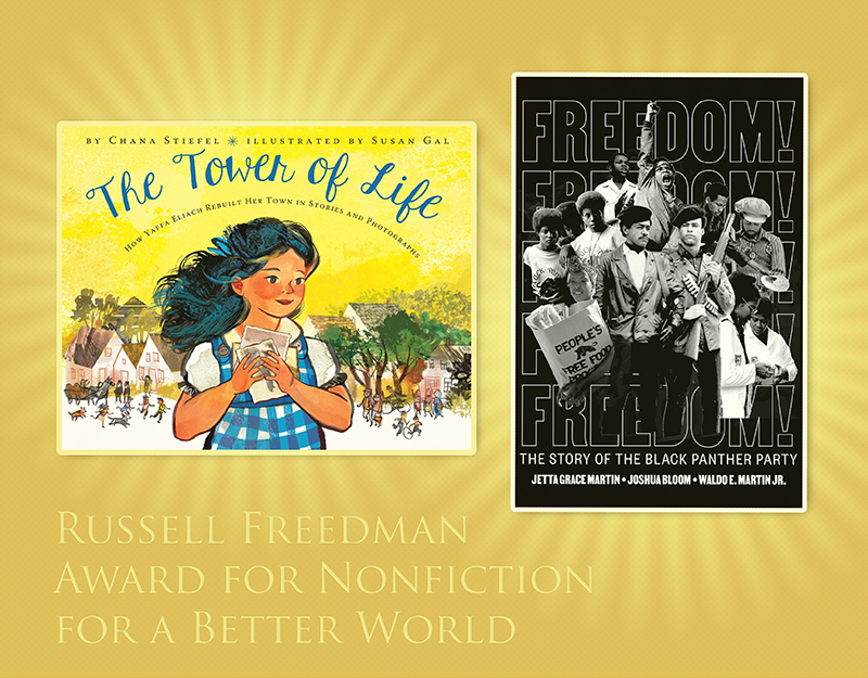 Two Titles Share Inaugural Russell Freedman Award for Nonfiction for a Better World