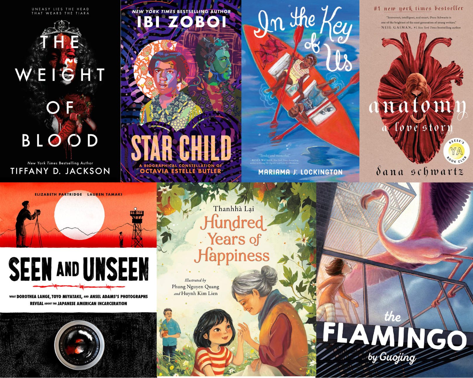 SLJ Book Reviews Editors' Favorite 2022 Best Books Covers