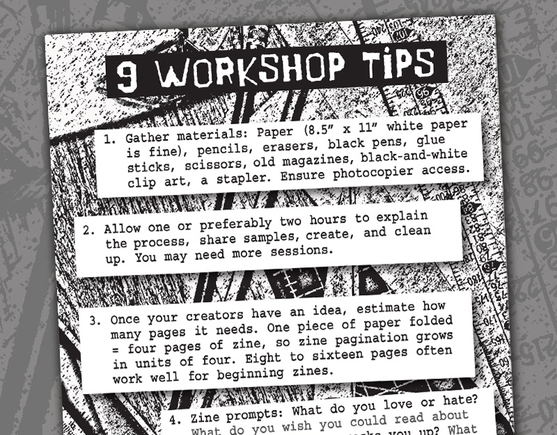 9 Tips for Zine-Making Workshops