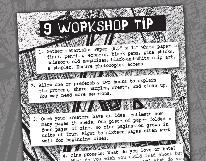 9 Tips for Zine-Making Workshops