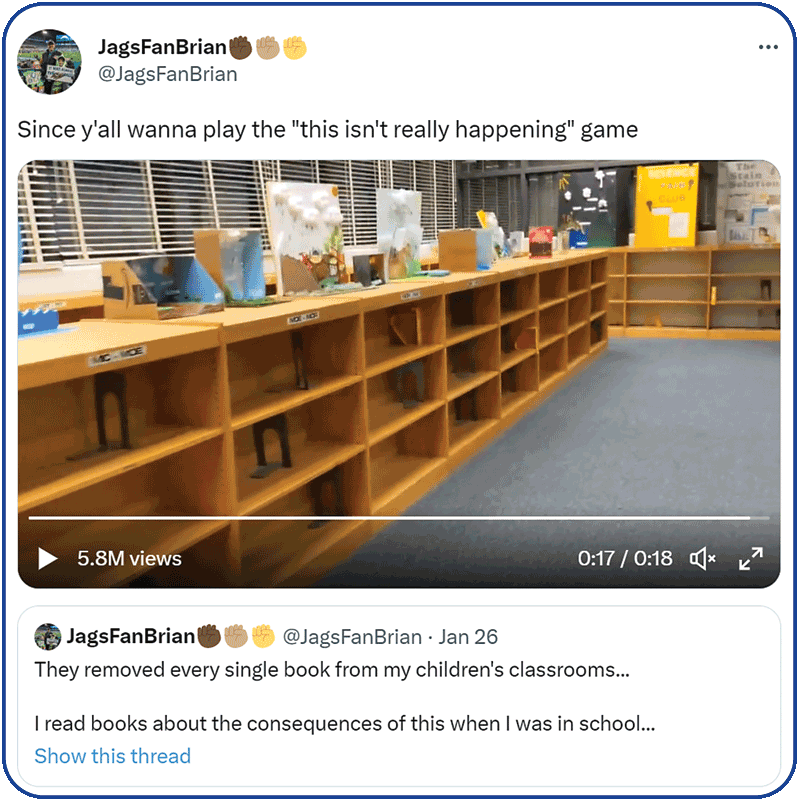 Florida Teacher Fired After Tweets About Book Removals Continues Fight Against Censorship
