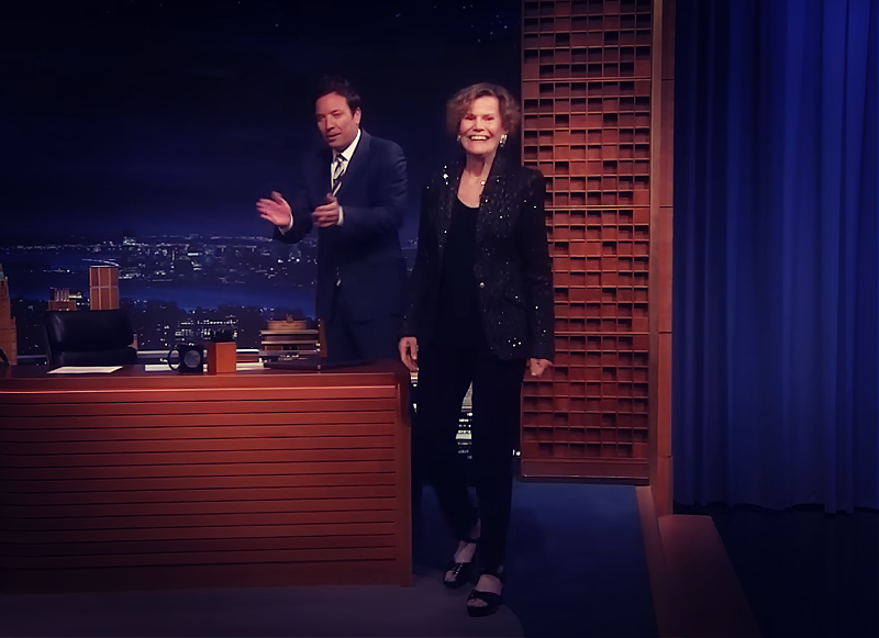 Books on Film: Judy Blume on The Tonight Show
