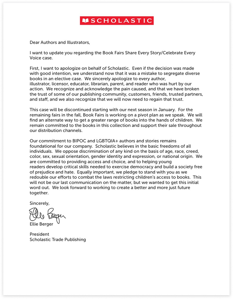 the apology letter
