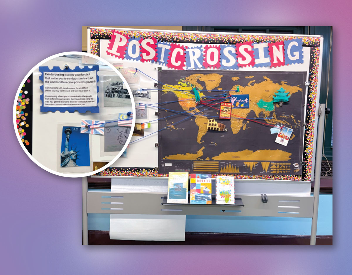 Postcard Program Connects High Schoolers to People Around the World