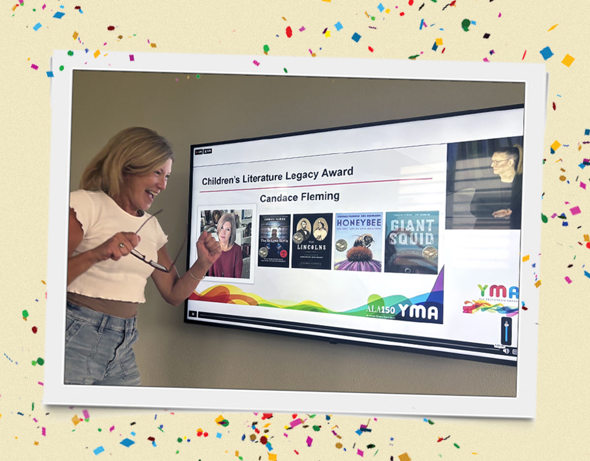 Historic Day for Candace Fleming