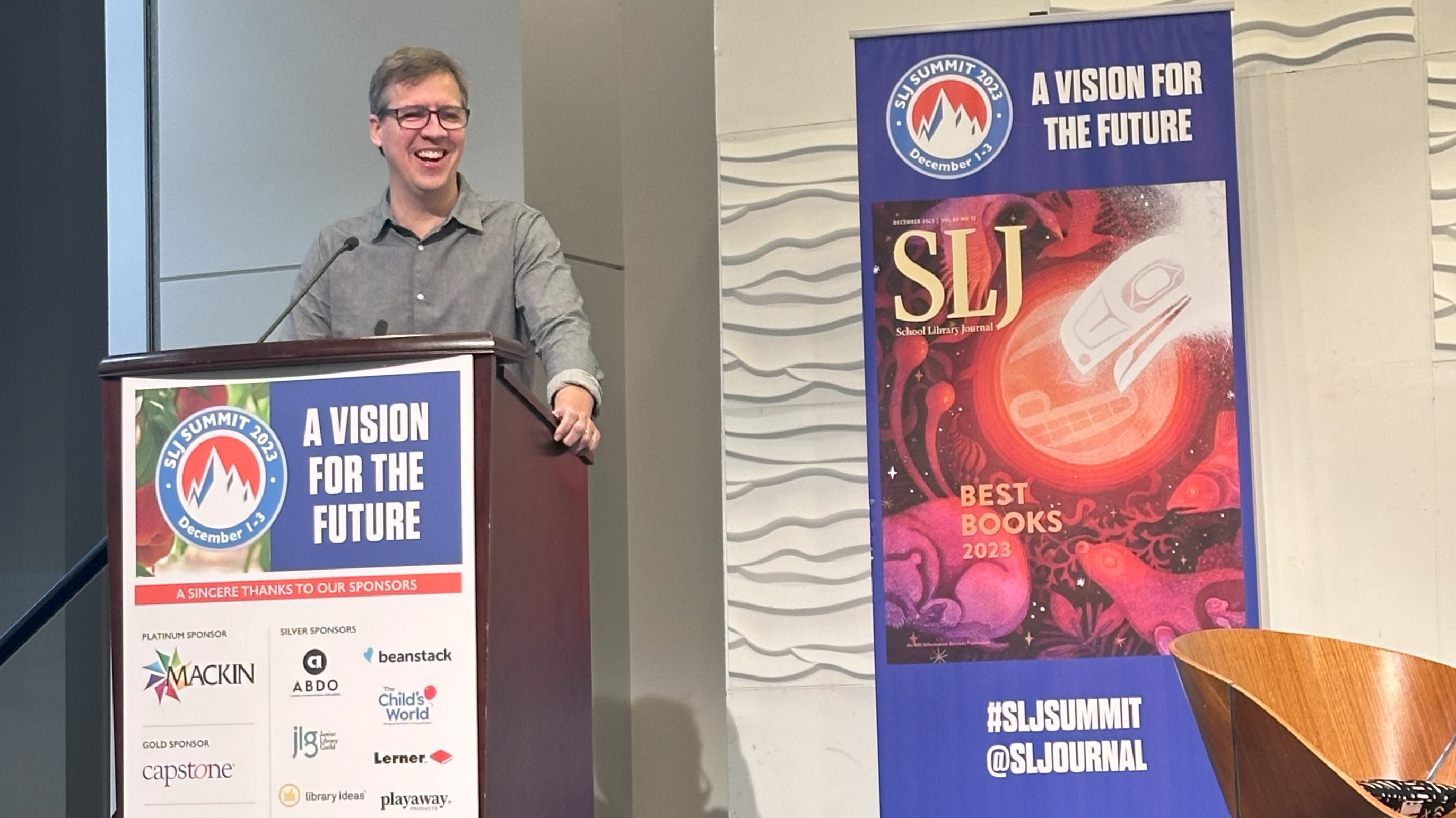 Jeff Kinney Discusses the Books That Shaped His Childhood and Opened His Mind | SLJ Summit 2023
