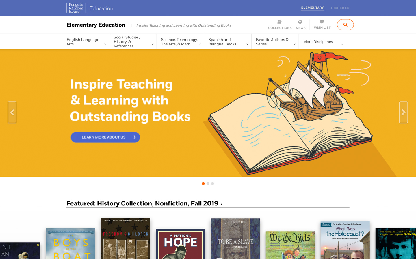 Penguin Random House Education Launches Elementary Website