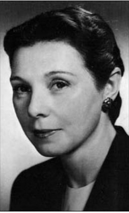 black and white photo of author Sydney Taylor